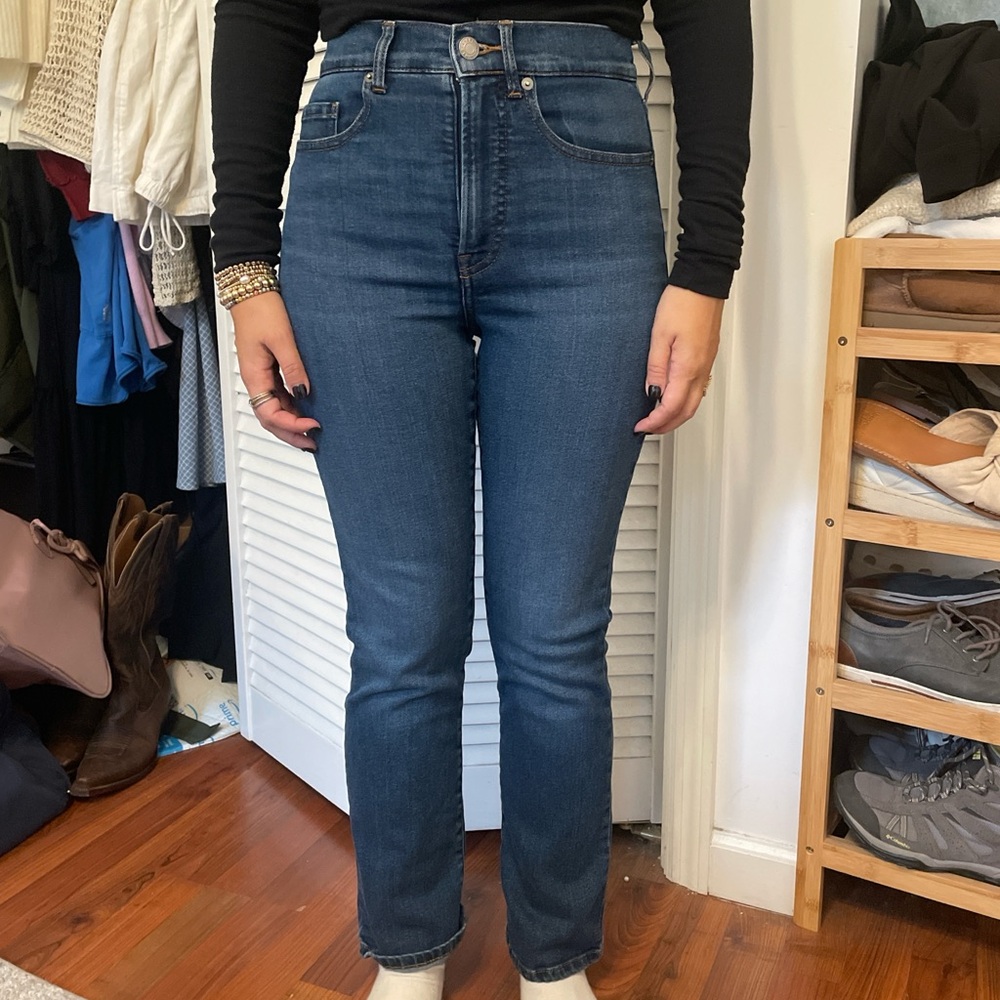 Everlane jeans authentic stretch bootcut size 25